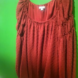 Red dressy shirt from Amazon